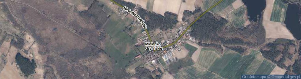 Zdjęcie satelitarne Mielenko Gryfińskie ul.